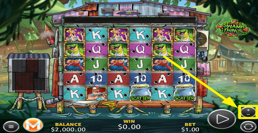 Swamp Things Adjust Bet