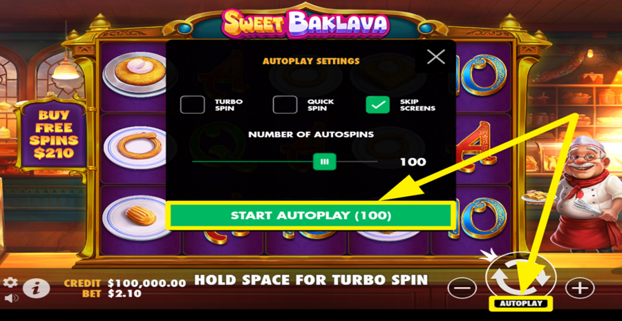 Sweet Baklava Autoplay