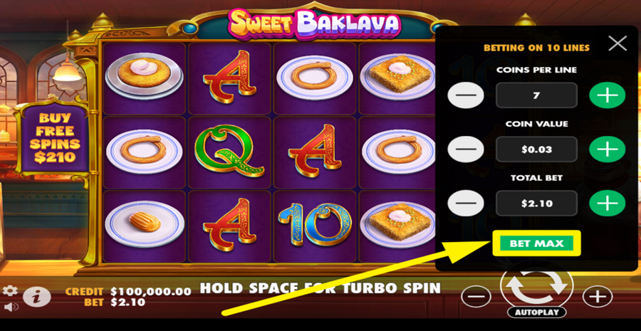 Sweet Baklava Bet Max