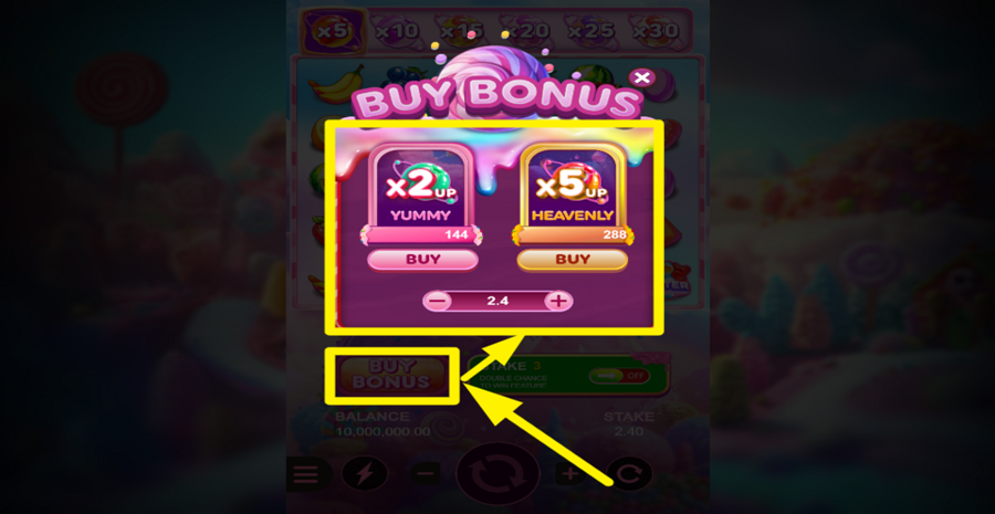 Sweet Bombs Buy Bonus