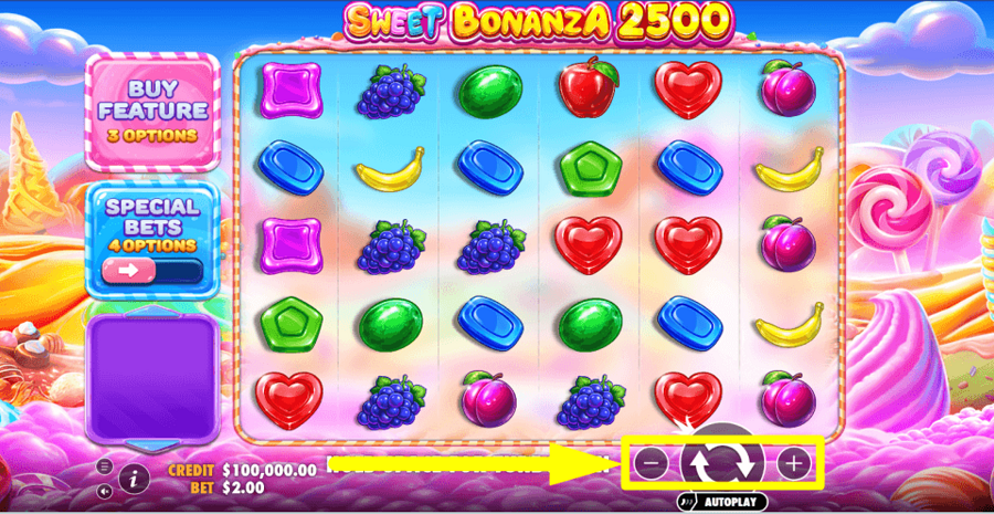 Sweet Bonanza 2500 Bet Value