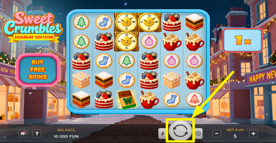 Sweet Crumbles Holiday Edition Spin