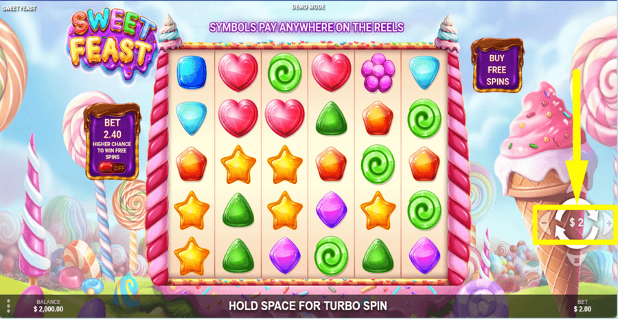 Sweet Feast Bet Value