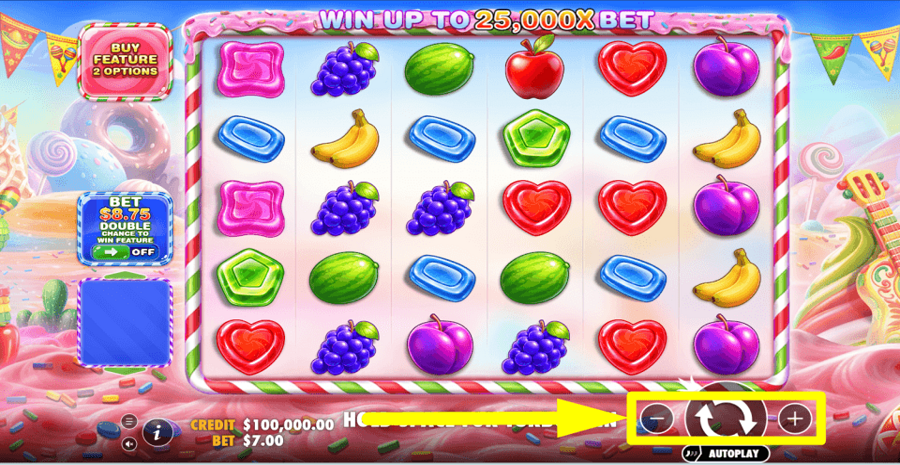 Sweet Fiesta 1000 Bet Value