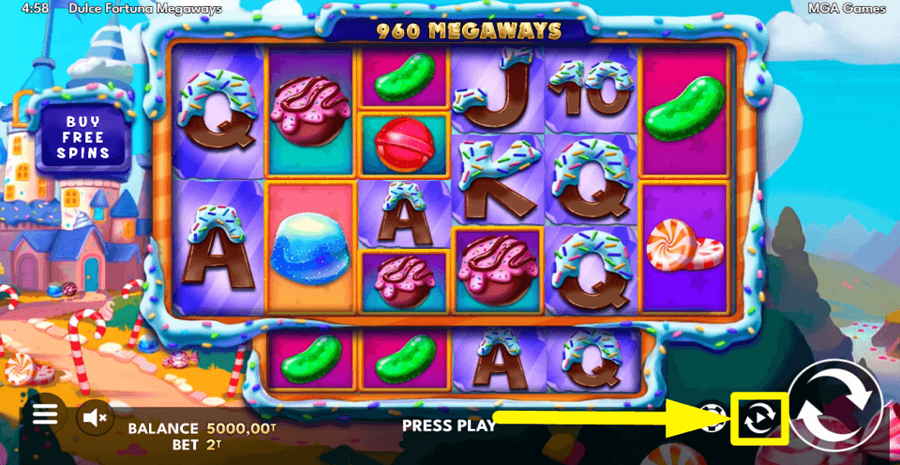 Sweet Fortune Megaways Autoplay Feature