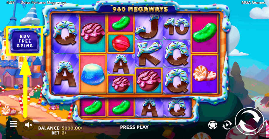 Sweet Fortune Megaways Buy Feature