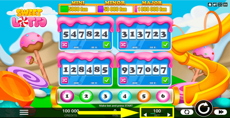 Sweet Lotto Bet Value