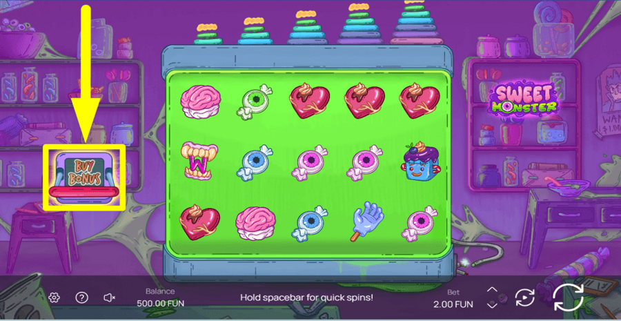 Sweet Monster Buy Feature