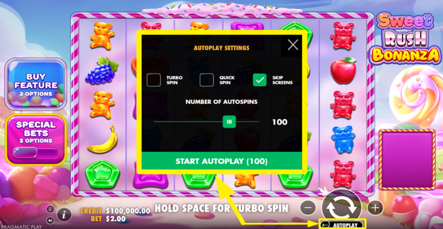Sweet Rush Bonanza Autoplay