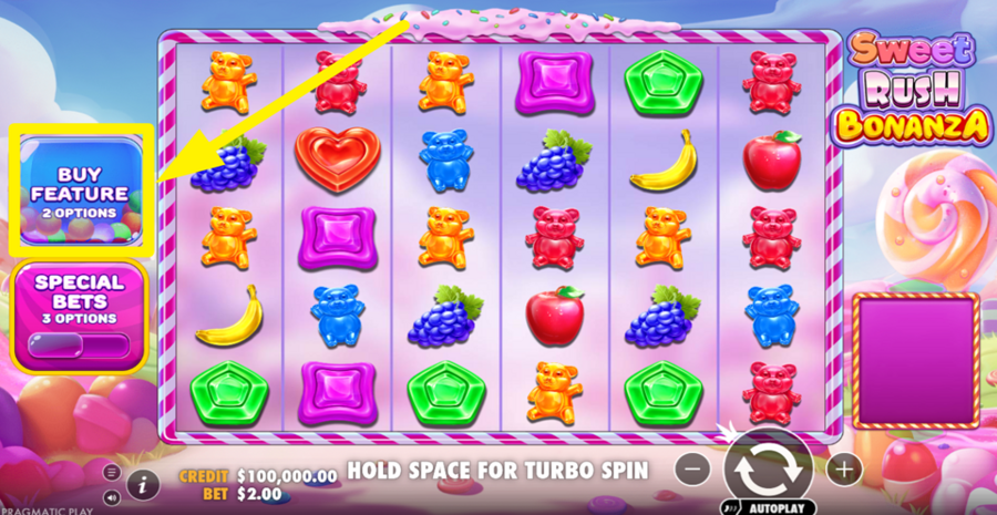 Sweet Rush Bonanza Buy Bonus