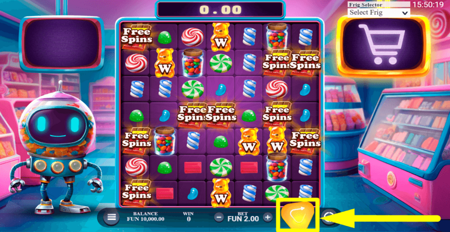 Sweet Saga Spin Button