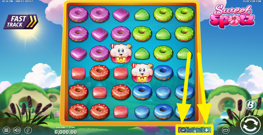 Sweet Spotz Adjust Bet