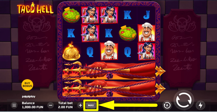 Taco Hell Max Button