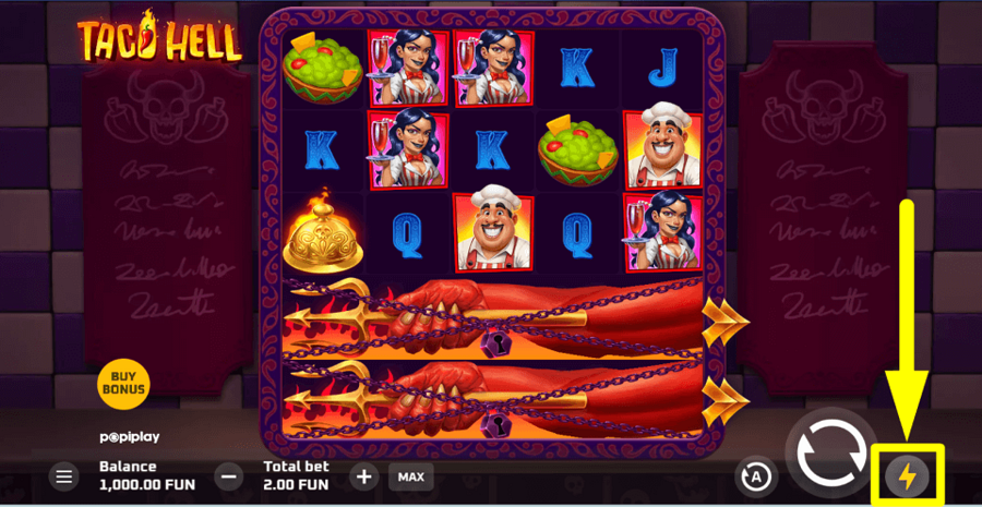 Taco Hell Turbo Feature