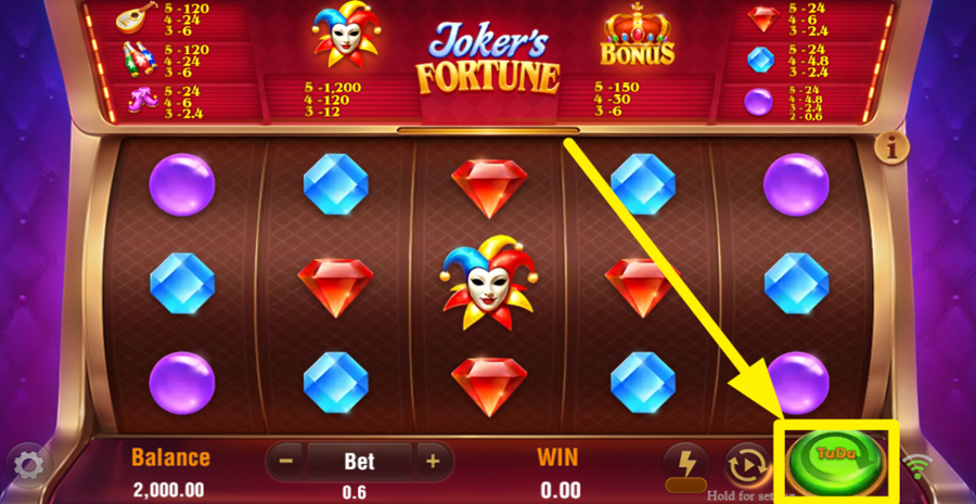 Tada Gaming Jokers Fortune Spin
