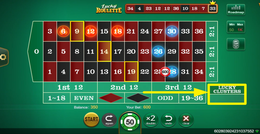 Tada Gaming Lucky Roulette Lucky Clusters