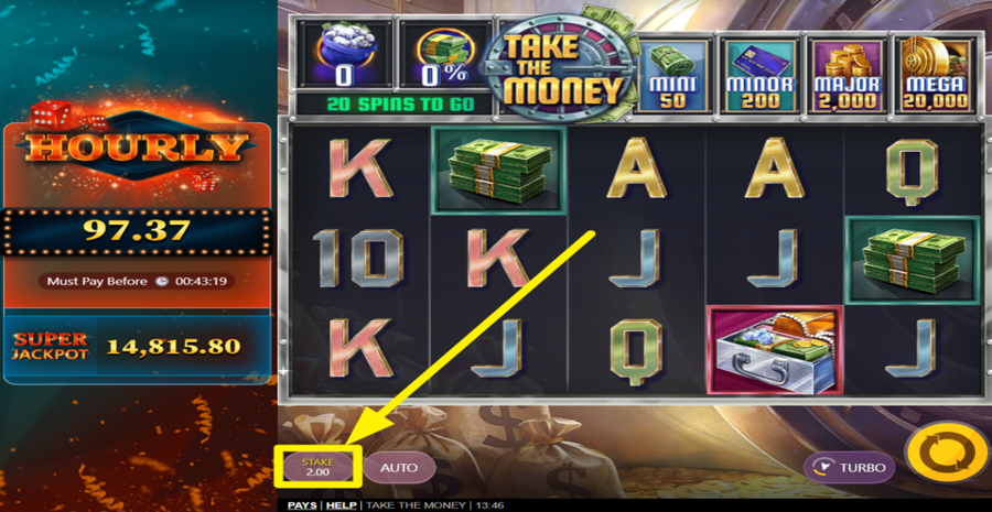 Take The Money Adjust Bet