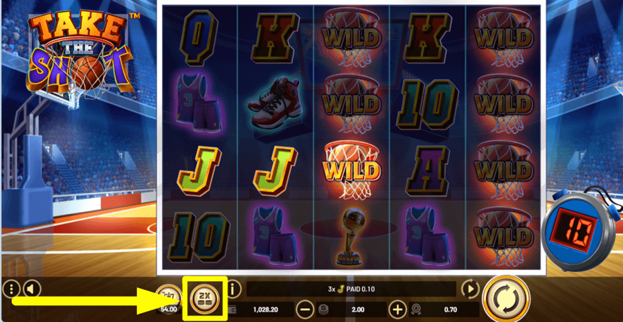 Take The Shot Gamble Feature