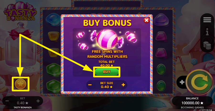 Tasty Bonanza Buy Bonus