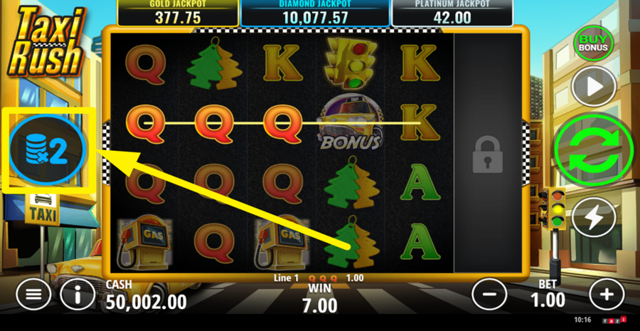 Taxi Rush Gamble