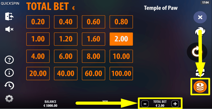 Temple Of Paw Bet Value