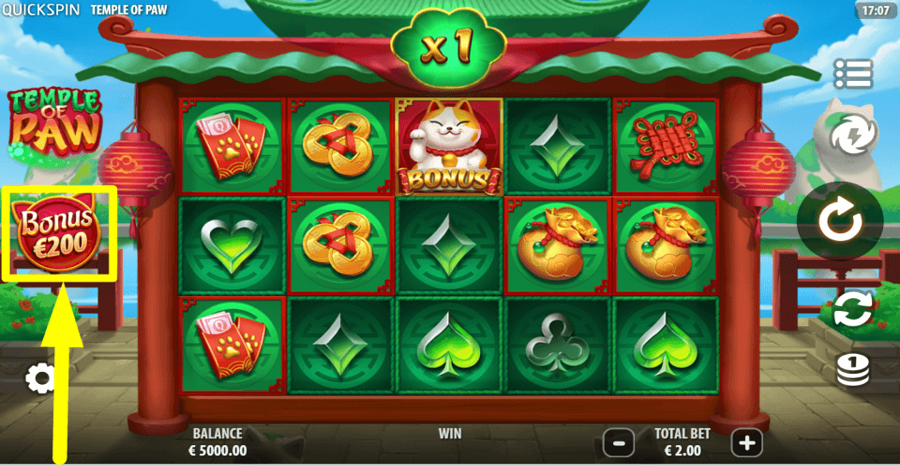 Temple Of Paw Buy Feature