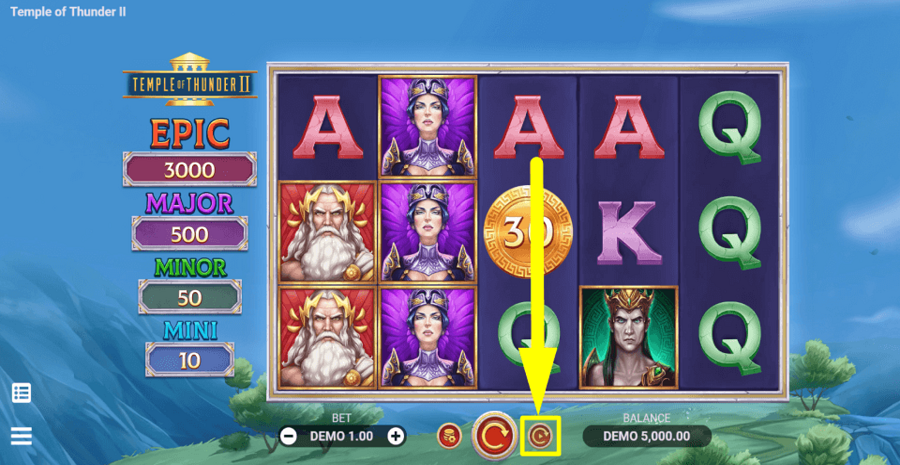 Temple Of Thunder Ii Autoplay Feature