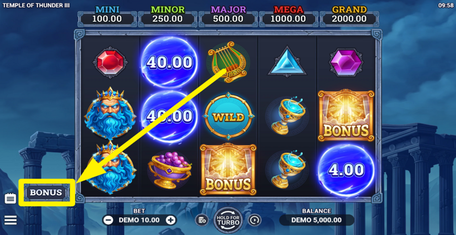 Temple Of Thunder Iii Buy Bonus