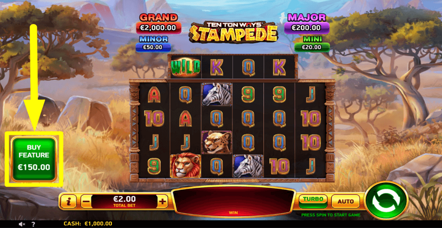 Ten Ton Ways Stampede Buy Feature