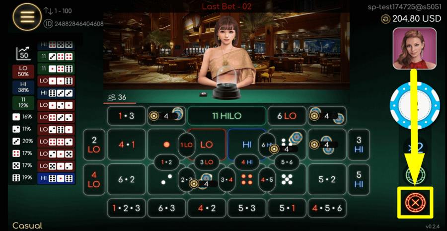 Thai Hilo Cancel Button