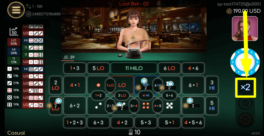 Thai Hilo Double Button