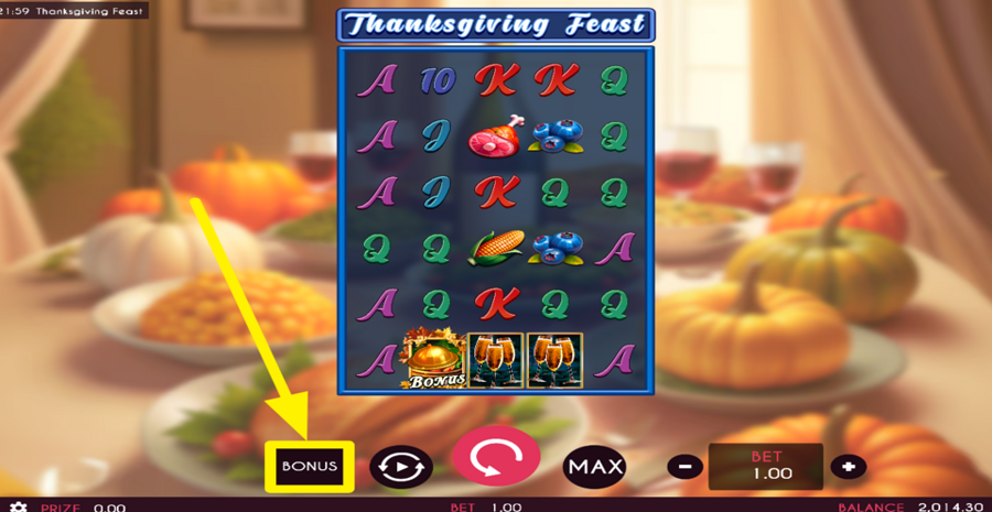 Thanksgiving Feast Buy Bonus