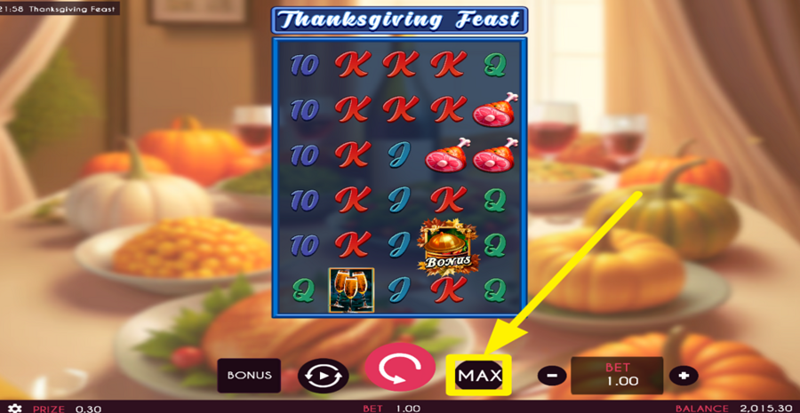 Thanksgiving Feast Max Bet