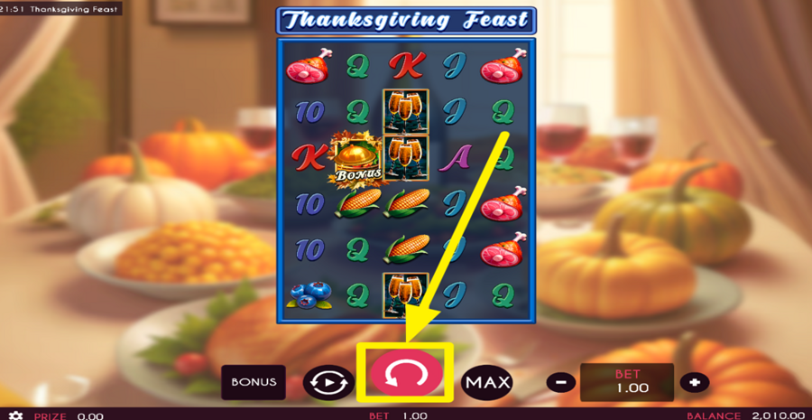 Thanksgiving Feast Spin