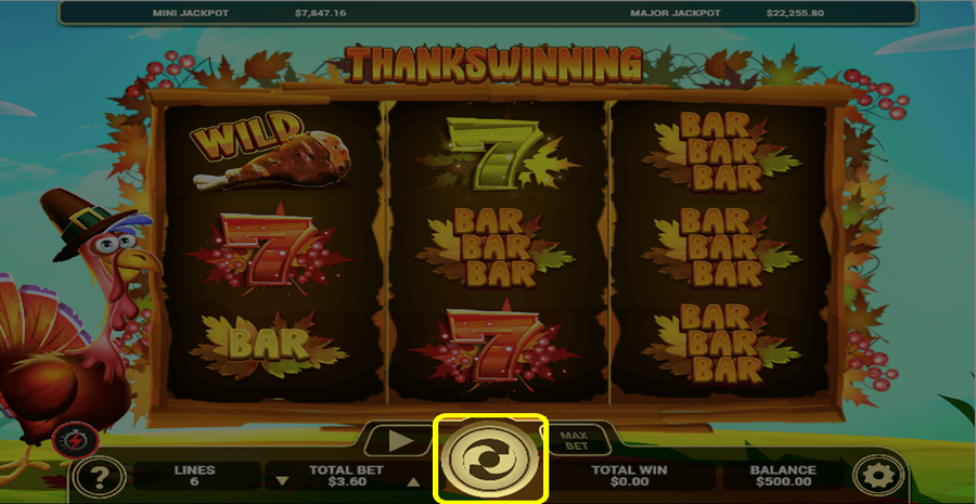 Thankswinning Spin Button