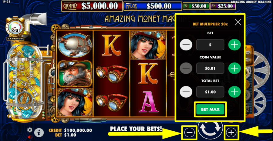 The Amazing Money Machine Bet Value