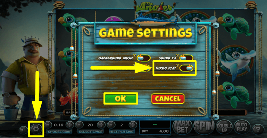 The Angler Turbo Play Feature