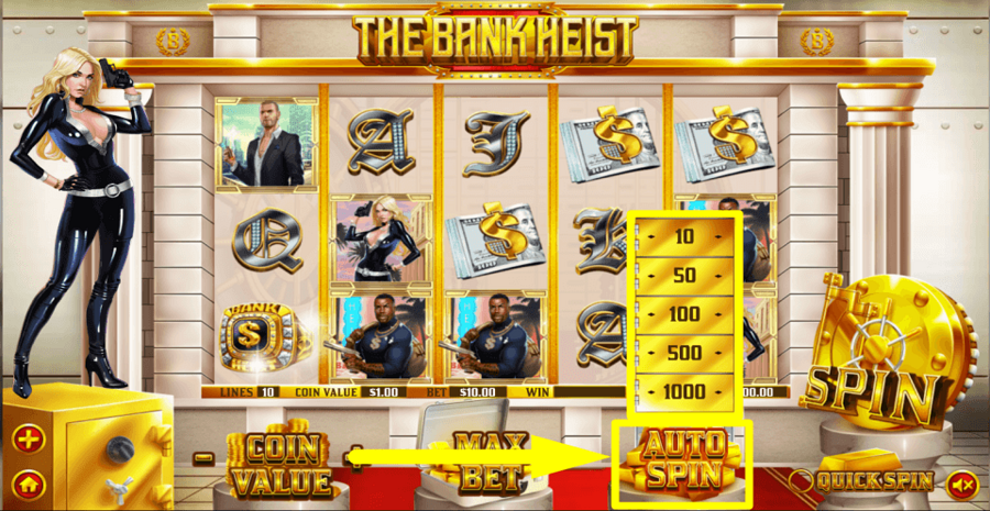 The Bank Heist Autoplay Feature