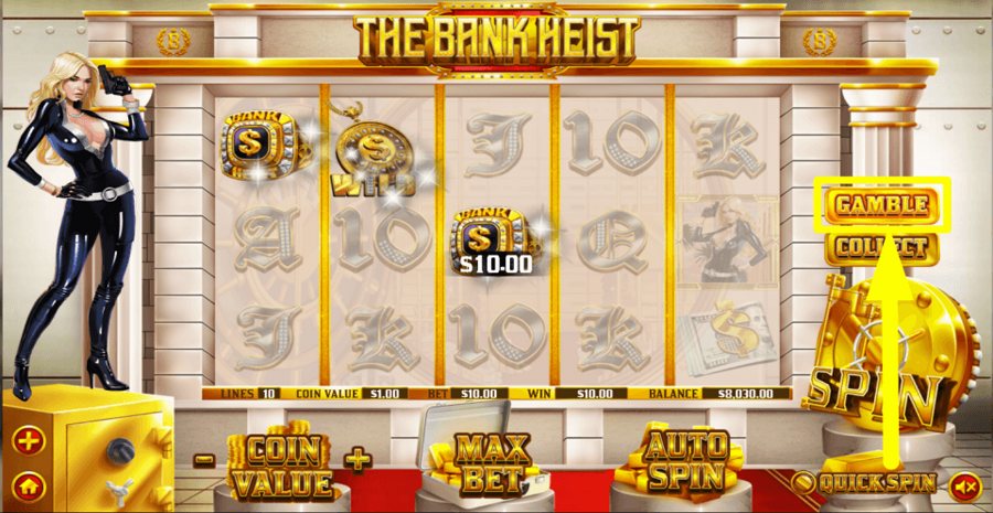 The Bank Heist Gamble Feature