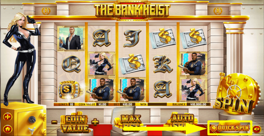 The Bank Heist Quick Spin Feature