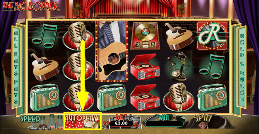 The Big Bopper Autoplay Feature