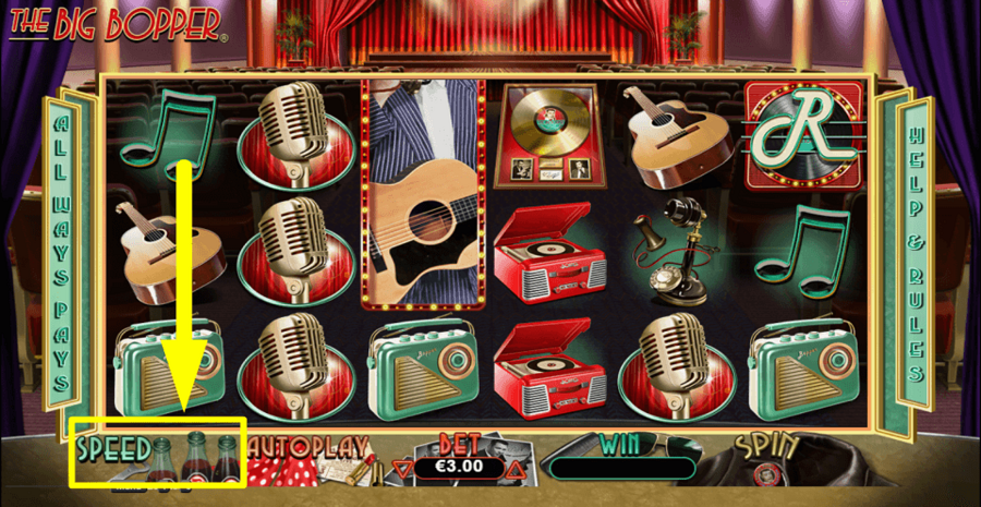 The Big Bopper Speed Feature