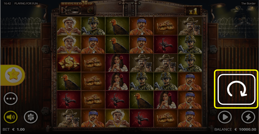 The Border Spin Button