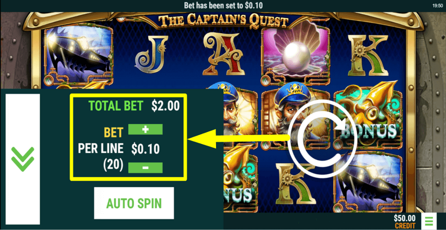 The Captains Quest Bet Value