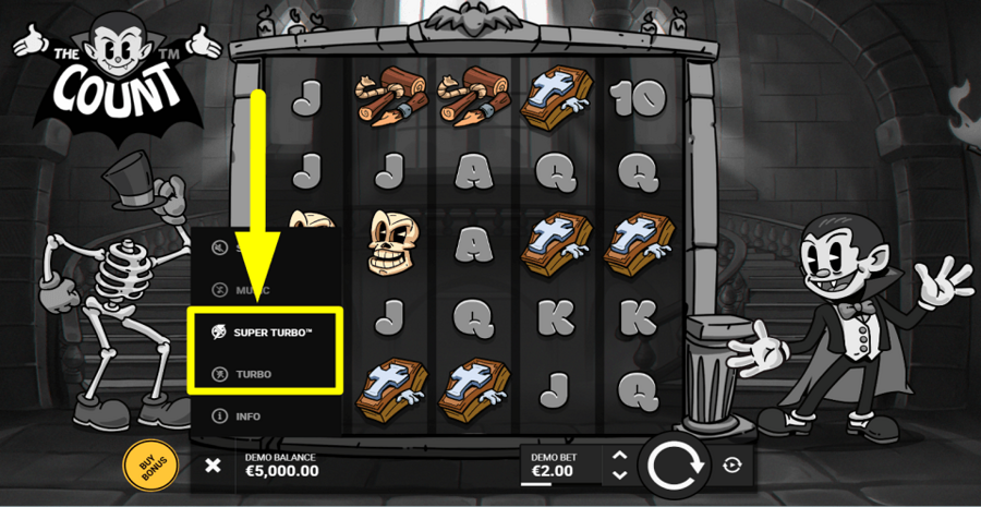 The Count Turbo Feature