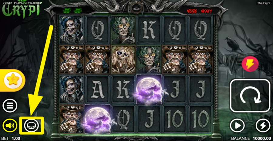 The Crypt Adjust Bet