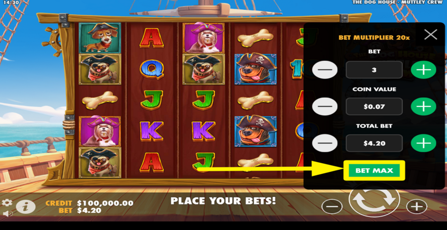 The Dog House Muttley Crew Max Bet