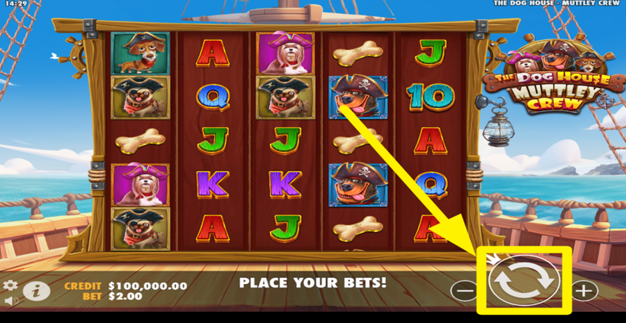 The Dog House Muttley Crew Spin Button