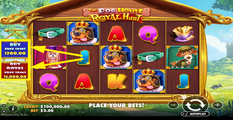 The Dog House Royal Hunt Buy Bonus