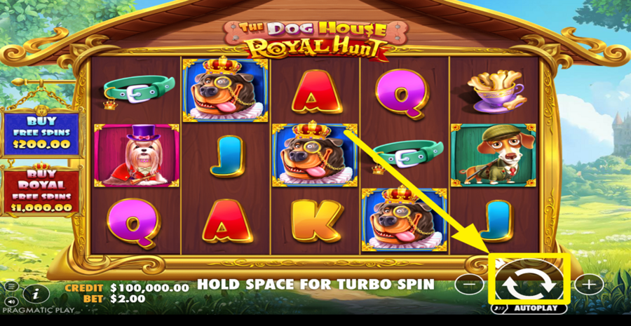 The Dog House Royal Hunt Spin